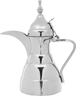 Alsaif Plus Alsaif Plus Steel Diriyah Dallah, , 26 oz, 0.7 liters - Silver product image 1