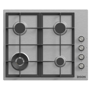 Edison Edgs-Frr-50 Built-In Gas Stove, 4 Burners, 60X60 Cm - Silver product image