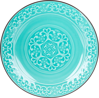 Tourist Porcelain Plate Set, 20 Pieces - Green product image 5