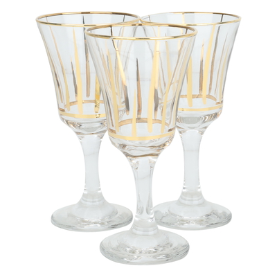 Al Saif Gallery Glass Cups Set, 3 Pieces, 250 Ml - Clear product image 1