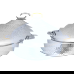 حافظة طعام استيل ماكسيما تاج، 4.8 لتر، 30 سم، دائري - فضي product image 1