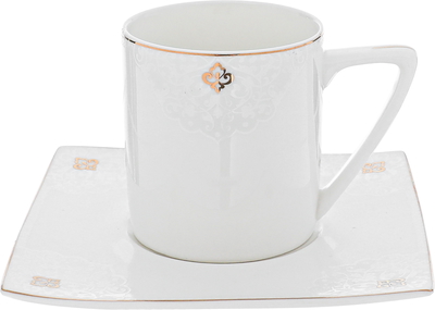 طقم سفرة بورسلان دانيا، 77 قطعة - ابيض ذهبي product image 5