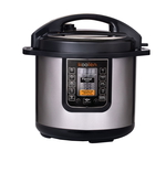 Koolen 816106003 Electric Pressure Cooker, 8 Liter, 1300 Watt, 12 Functions - Black Silver product image 1