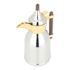 Dallah Shahad Steel Al Saif Gallery, 0.6 litre, wooden handle - silver product image 2