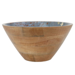 Al Saif Gallery Wooden Bowl, 30X30X17 Cm, With Base - Brown product image 1