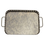 Al Saif Gallery Steel Serving Trays , 26 X 21 X 4 Cm - Gold product image 3