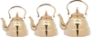 Al Saif Plus Diriyah Steel Teapot Set, 3 Pieces, 1.2/1.6/2.0 Liter - Gold product image 1