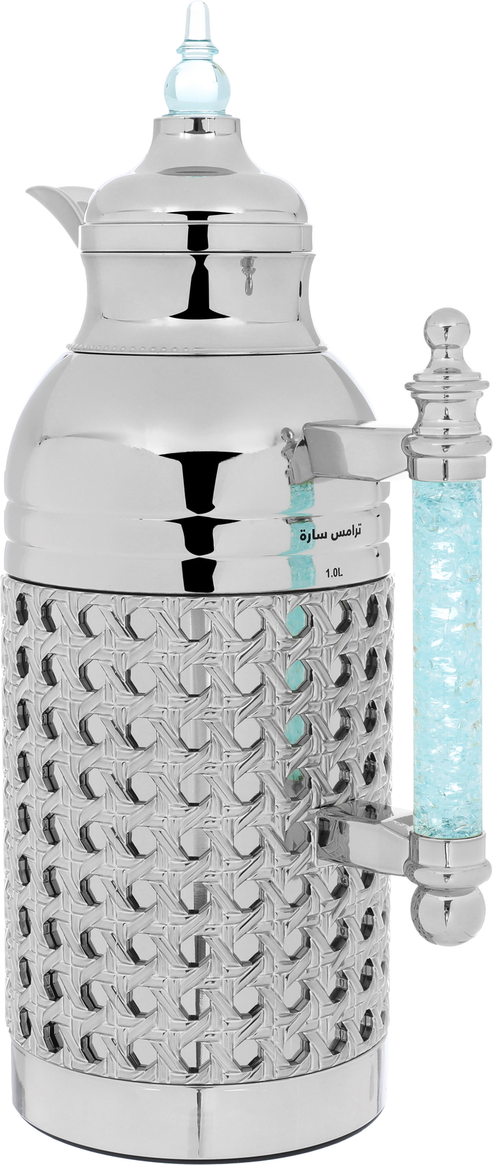 Al Saif Gallery Sarah Steel Thermos Set, 1/1 Liter, 2 Pieces - Silver product image 2