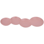 Al Saif Gallery Porcelain Serving Plate, Circles - Pink product image 1