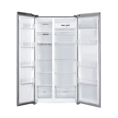 Secret Srtm650Nfs No Frost Refrigerator, 21.63 Feet, 612 Litres, Two Doors - Silver product image 2