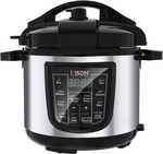 Edison Gt1001-W/Ss Steel Pressure Cooker, 10 Functions, 1400W, 10L, 41.5X41.5X43Cm - Black Silver product image 1