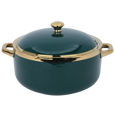 طقم سفرة بورسلان السيف غاليري، دائري، 51 قطعة - أخضر product image 4