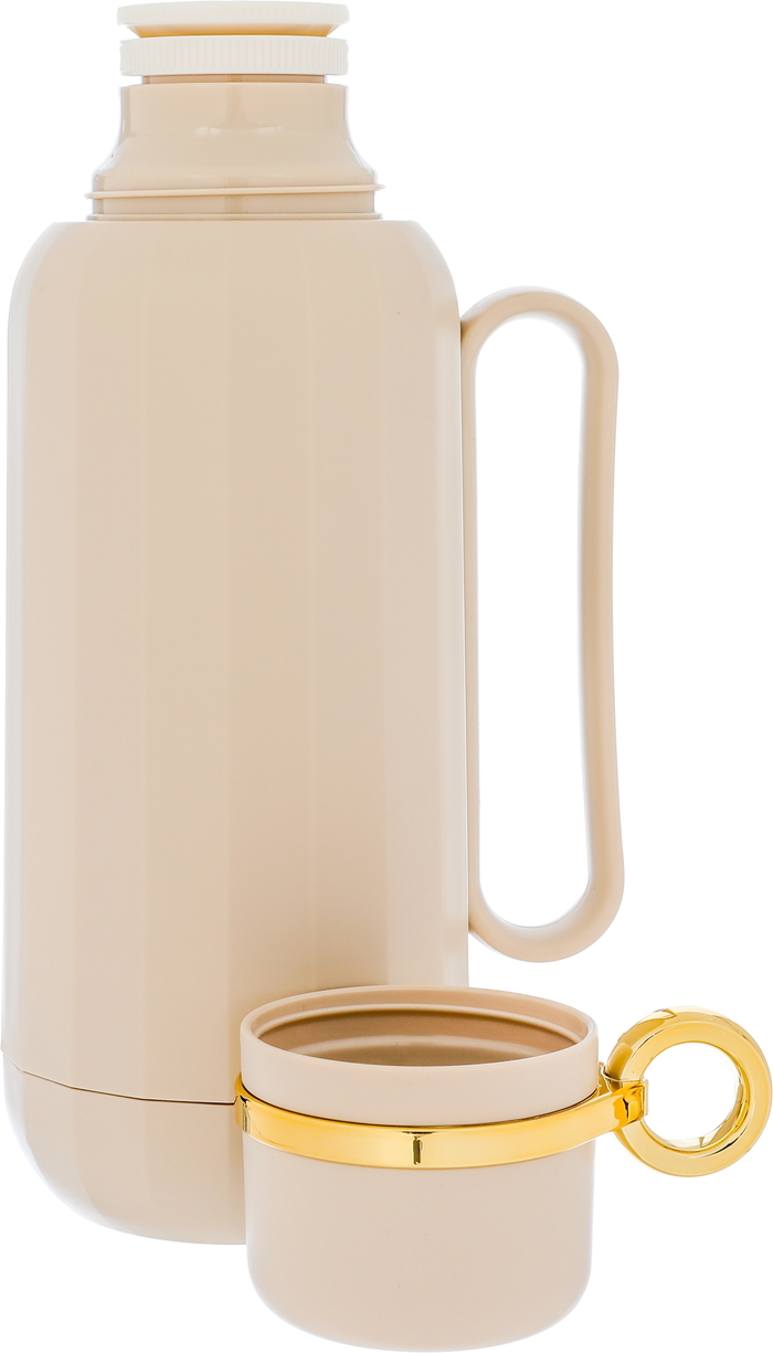 Al Saif Gallery Rahal plastic thermos, 1 liter - light beige product image 2