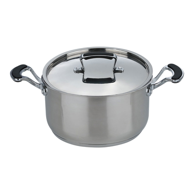 Rocky Steel Al Saif Gallery Pot, 22 cm, with silicone handle - silver product image 2