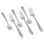 Al Saif Gallery steel spoon set, 24 pieces, engraved - silver product image 3