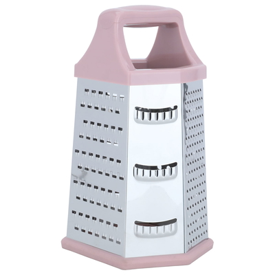 Al Saif Gallery Steel grater, 6 faces - silver and rose product image 2