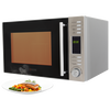 Edison Ed-30Dgs Microwave Steel, 900 Watt, 30 Liter, Digital Display, Button Control, Square - Silver Black product image 1