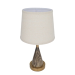 Al Saif Gallery steel lampshade, 8x10x8 inches, marble - gold product image 3