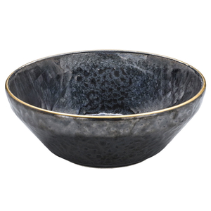 Al Saif Gallery Porcelain Soup Bowl, 14 cm - Black product image