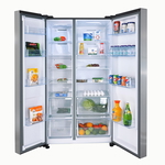 Edison No Frost Refrigerator, 637 Liters, 22.5 Feet, 2 Doors - Silver product image 1