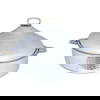 Steel Maxima Taj Food Container, 6 Liter, 35 cm, Round - Silver product image 1