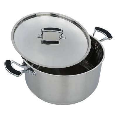 Rocky Al Saif Gallery Steel Pot, 18 cm, with silicone handle - silver product image 3