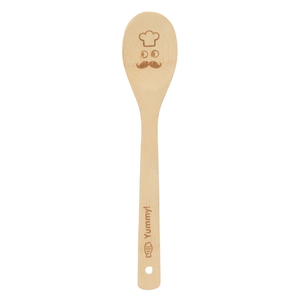 Al Saif Gallery Wooden Cooking Spoon, Chef Pattern - Brown product image