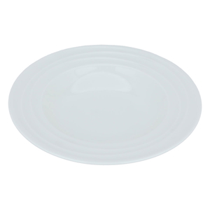 Al Saif Gallery deep porcelain plate, 23 cm, round - white product image