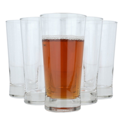 Oaken Glass Ethan Long Glass Cups Set, 6 Pieces, 445 ml - Clear product image 1