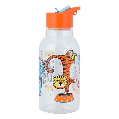 Al Saif Gallery Plastic Children's Circus Flask, 460 ml, orange-transparent lid product image 1