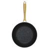 Rocky granite deep frying pan, 24 cm, with gold-black handle product image 3