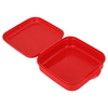 Al Saif Gallery plastic lunch box, 630 ml, racing car drawing - red product image 2