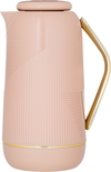 Glory Rawaa Glass Thermos, 1 Liter, Plastic Exterior - Dark Beige product image 1