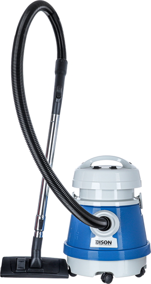 Edison Barrel Vacuum Cleaner, 1200 Watt, 21 Liter, Container - White Blue product image