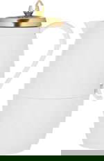 ترمس الهنوف تايملس، 1 لتر، حافظة داخلية زجاج حراري، هيكل خارجي بلاستيك - سماوي product image 1