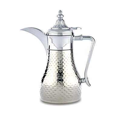 Al Saif Gallery Tamim Steel Dallah, 0.6 litres, pressure - silver product image 1