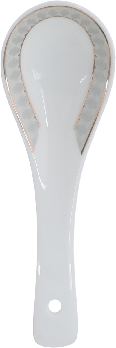Victoria Al Saif Gallery porcelain dining set, 166 pieces, silver embossed, golden line - white product image 4