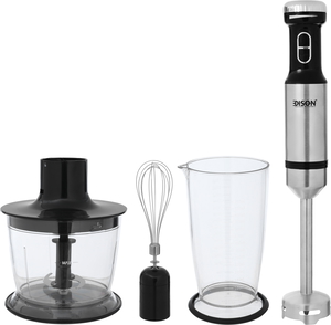 Edison Steel Hand Blender, 400 Watts, 500 Ml, Two Speeds - Black Silver product image