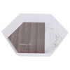 Al Saif Gallery plastic plate, 18 x 18 x 2.7 cm, hexagonal - white product image 1