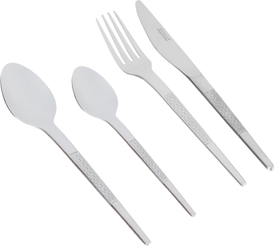 طقم ملاعق أستيل السيف غاليري، 24 قطعة، منقوش - فضي product image 1