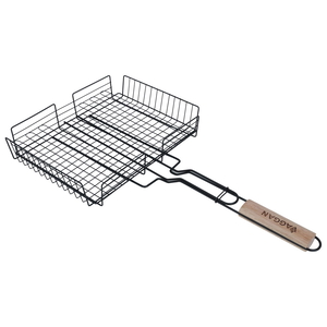 Al Saif Gallery steel grill grate, 26 x 31 cm, deep square, Turkish - silver product image