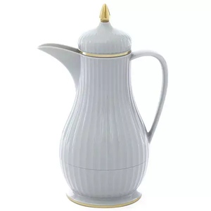 Al Saif Gallery Elegance Tamim 2 Plastic Dallah, 0.35 L - Light Grey product image