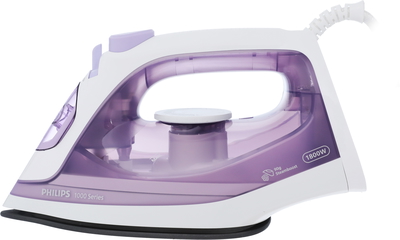 Philips Dst1020/36 Steal Steam Iron , 1510-1800 Watt, 250 Ml, Dst1020/36 - Mauve product image 1