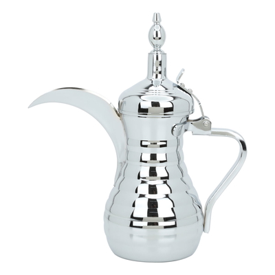 Al Saif Gallery Tuwaiq Steel Dallah Set, 2 Pieces - Silver product image 2