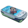 Smash Plastic Lunch Box, 1.3 L/43.9 Inch, Divided Rectangle - Colored product image 1