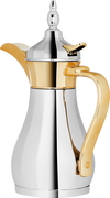 Dallah Sulaiman Steel Al Saif Gallery, 1 liter, gold-silver handle product image 4