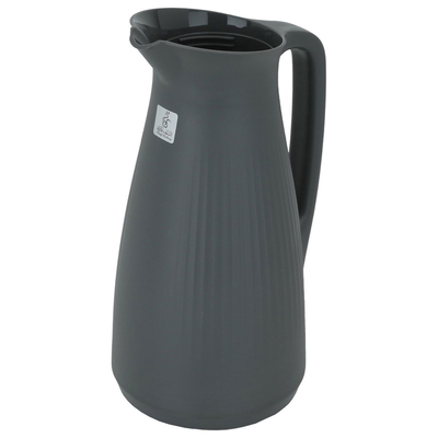 Al Saif Gallery Manal Timeless Glass Thermos, 1 Liter, Plastic Body - Dark Grey product image 4