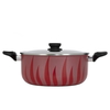 Red FlameTeflon  Pot, 28 cm - Red product image 3