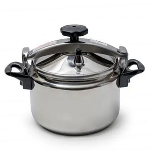 Steel Volcano Pressure Cooker, 7 Liters - Silver product image