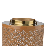 Al Ain Al Andalusia Indian Steel Lantern, 18 X 18 X 20 Cm - Golden Brown product image 3